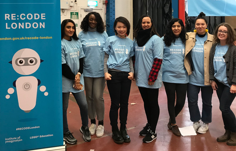 Seven volunteers for the RECODE London event